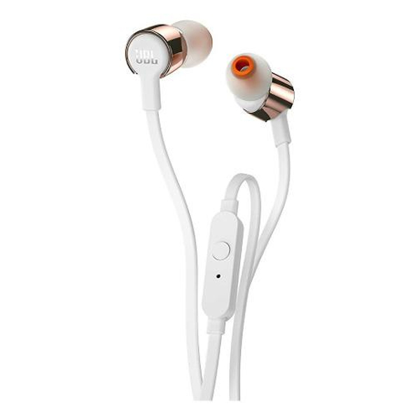 JBL - EARPHONES T210 WIRED IN EAR GOLD (JBLT210RGDAM)