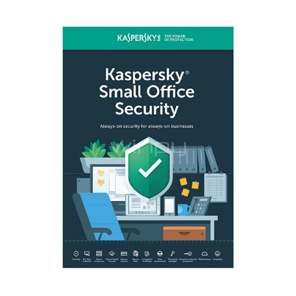 KASPERSKY - KASPERSKY SMALL OFFICE SEC 7 LATAM 6MD 6DT 1FS 6USER 1Y (BS KL4541DDFFS)