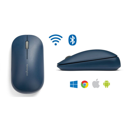 KENSINGTON - MOUSE SLIMBLADE 2.0 AZUL CONEXION USB Y BLUETOOTH (K75350WW)