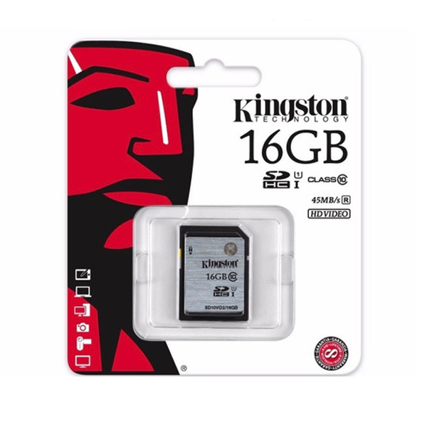 KINGSTON - MICRO SD 16GB CLASE 10 SDHC (SD10VG2/16GB)