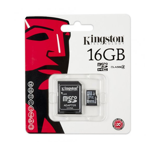 KINGSTON - MICRO SD 16GB CLASE 4 (SDC4/16GB)