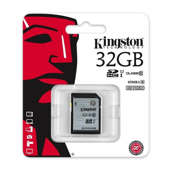 KINGSTON - MICRO SD 32GB CLASE 10 SDHC (SD10VG2/32GB)