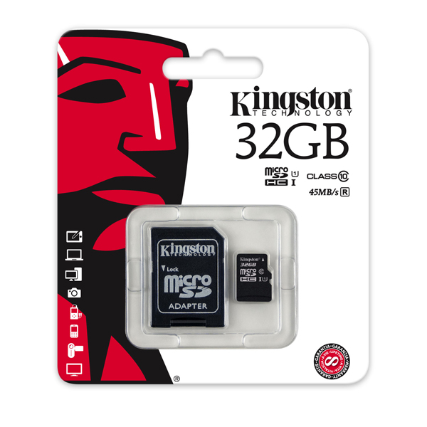 KINGSTON - MICRO SDXC 32GB CLASE 10 (SDC10G2/32GB)