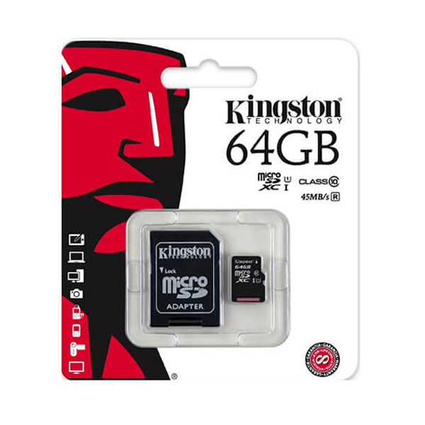 KINGSTON - MICRO SDXC 64GB CLASE 10 (SDC10G2/64GB)