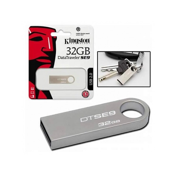 KINGSTON - PENDRIVE DATATRAVELER SE9 USB 2.0 32 GB (DTSE9H/32GBZ)