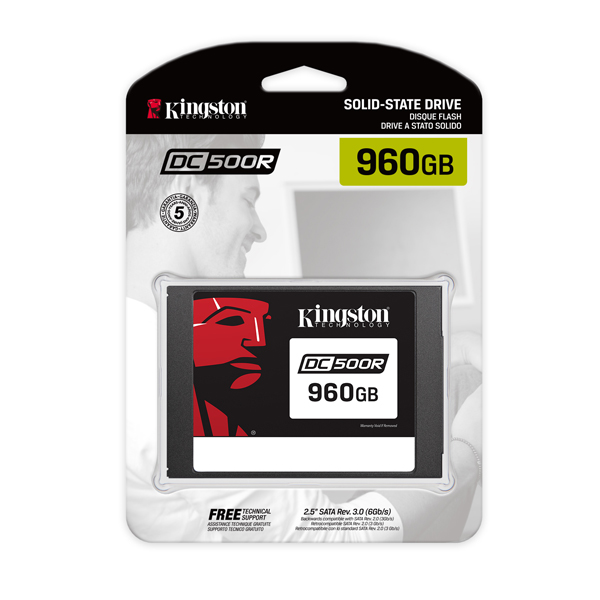 KINGSTON - SSD 960GB SATA3 2.5 555 / 525MB/S L/E 3D TLC (SEDC500R960G)