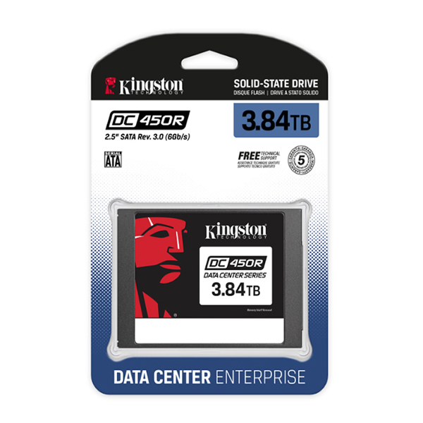 KINGSTON - SSD 3.84TB SATA3 2.5 560 / 525MB/S 3D DC450R (SEDC450R3840G)