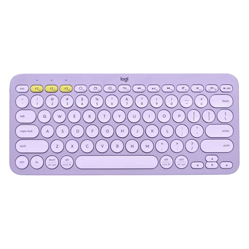 LOGITECH - K380 MULTI-DEVICE KEYBOARD- SPANISH LAYOUT LAVENDER (920-011150)