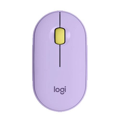 LOGITECH - M350 PEBBLE WIRELESS MOUSE-LAVENDER (910-006659)