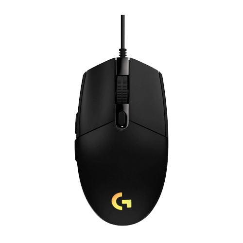 LOGITECH - MOUSE GAMING G203 NEGRO 6 BOTONES PROGRAMABLES (910-005793)