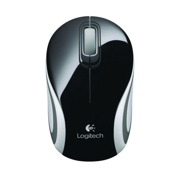 LOGITECH - MOUSE INALAMBRICO MINI M187 NEGRO REFRESH (910-005459)