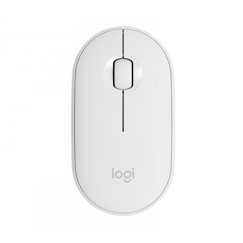 LOGITECH - PEBBLE M350 WIRELESS MOUSE BLANCO DISENO REDONDEADO (910-005770)