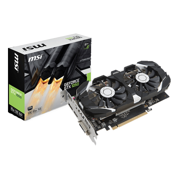 MSI GTX 1050 2GT OC - Tarjeta grÃ¡fica - NVIDIA GeForce GTX 1050