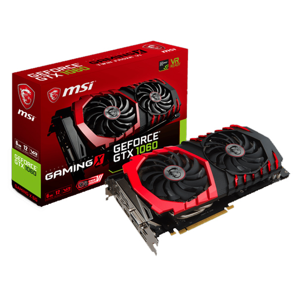 MSI - TARJETA DE VIDEO GTX 1060 GAMING X6G (GTX 1060 GAMING X6G)