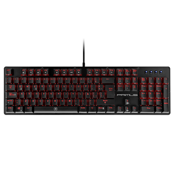 PRIMUS GAMING - TECLADO GAMING MECANICO BALLISTA 100T LUZ CAFE 70MM (PKS-102S)