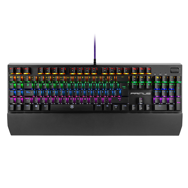 PRIMUS GAMING - TECLADO MECANICO GAMING RGB BALLISTA 300 TECLA ROJA (PKS-301S)