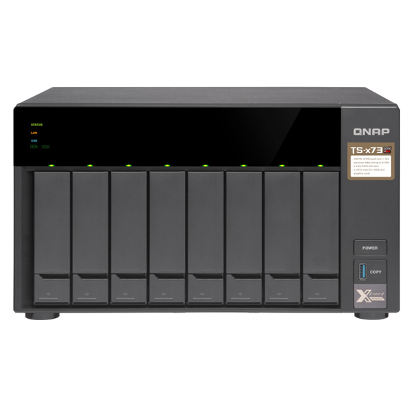 QNAP - 8 BAYS NAS TS-873-8G-US SATA 6GB/S RAM 8 GB (TS-873-8G-US)