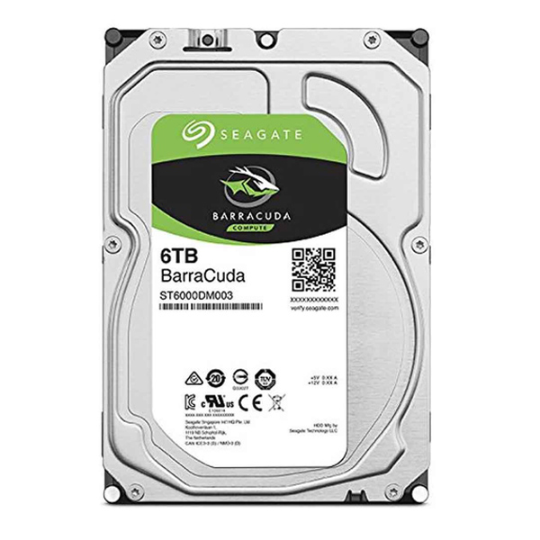 SEAGATE - 6TB 3.5 5400RPM SATA3 256MB BARRACUDA USO PC (ST6000DM003)