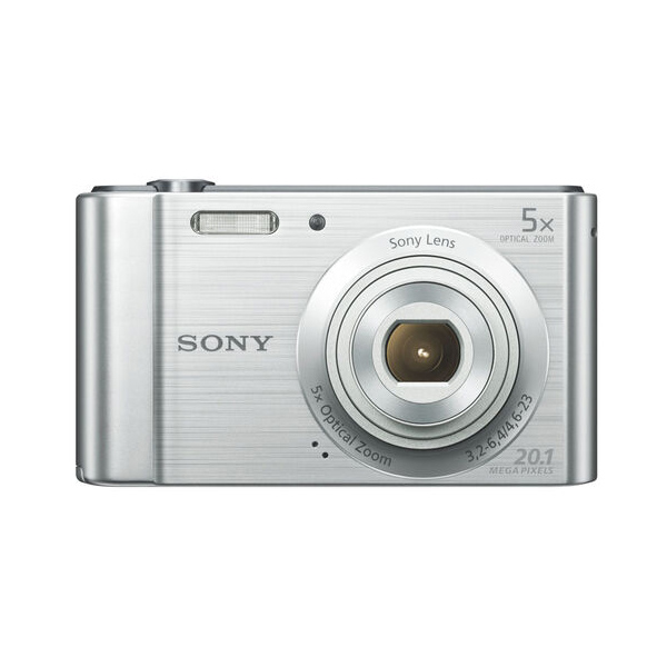 SONY - CAMARA W800 SILVER 20.1MP /HD / 5X OPTICO / 10X DIG. / LCD 2.7 (DSC-W800/S)