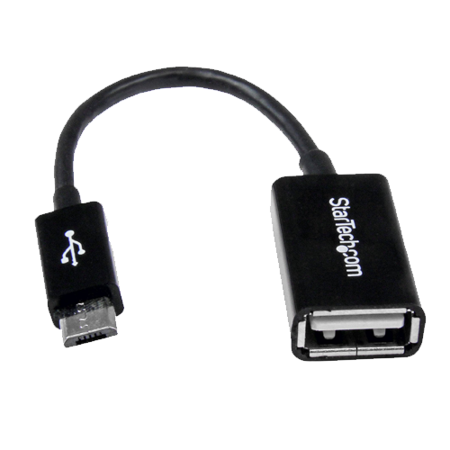 STARTECH.COM - CABLE ADAPTADOR DE 12CM MICRO USB MACHO A USB A HEMBRA OTG PARA TABLET (UUSBOTG)
