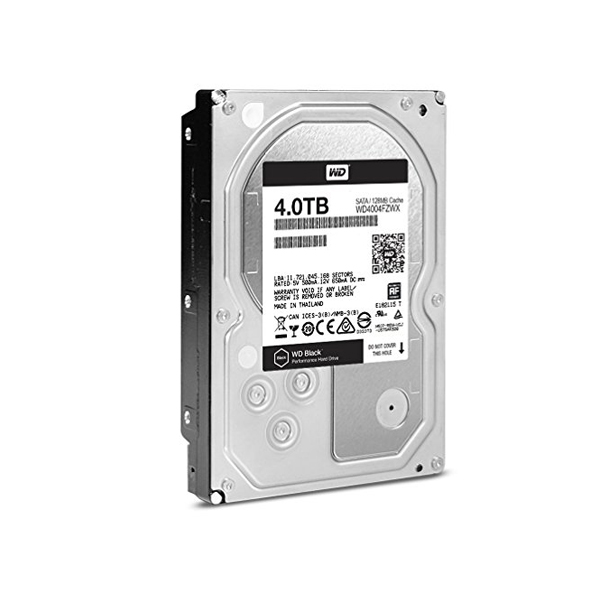 WESTERN DIGITAL - BLACK 4TB SERIAL ATA III INTERNAL HARD DRIVE (WD4004FZWX)