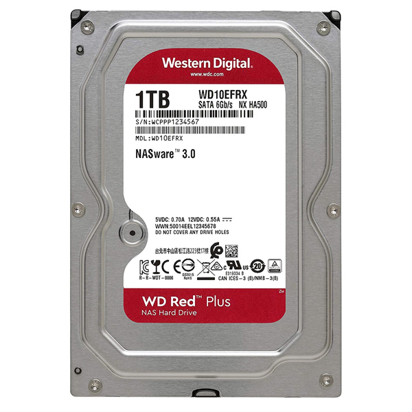 WESTERN DIGITAL - DISCO DURO / SATA / 1TB / 3.5â€ (WD10EFRX)