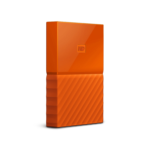 WESTERN DIGITAL - MY PASSPORT 1TB ORANGE EXTERNAL HARD DRIVE (WDBYNN0010BOR-WESN)