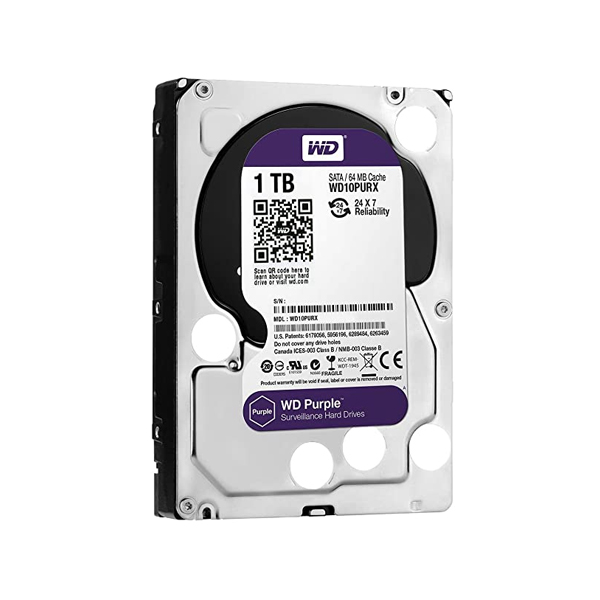 WESTERN DIGITAL - PURPLE 1TB SERIAL ATA III INTERNAL HARD DRIVE (WD10PURX)