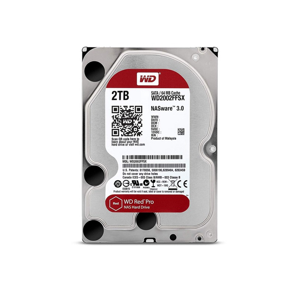 WESTERN DIGITAL - RED PRO 2TB SERIAL ATA III INTERNAL HARD DRIVE (WD2002FFSX)