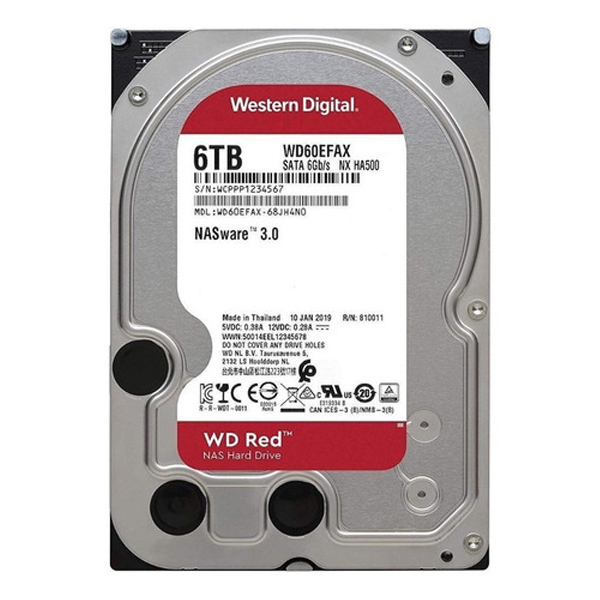 WESTERN DIGITAL - RED WD60EFAX 6TB 5400RPM 256MB SATA3 (WD60EFAX)