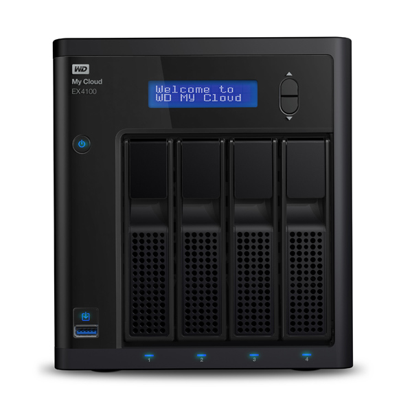 WESTERN DIGITAL - WD MY CLOUD EX4100 WDBWZE0000NBK - SERVIDOR NAS - 4 COMPARTIMIENTOS (WDBWZE0000NBK-NESN)