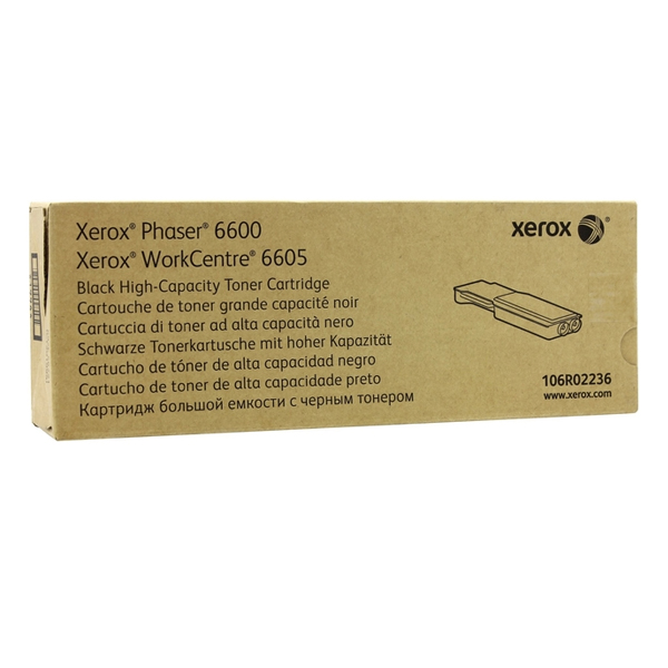 XEROX - TONER BLACK P/ PHASER 6600/ WORCENTRE 6605 (106R02236 )