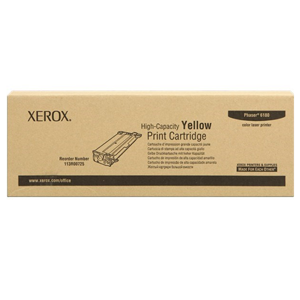 XEROX - TONER DE IMPRESION AMARILLO DE GRAN CAPACIDAD, SERIE PHASER (113R00725)