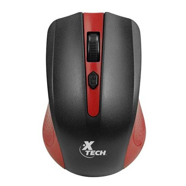 XTECH - MOUSE INALAMBRICO 1600DPI 4 BOTONES ROJO (XTM-310RD)