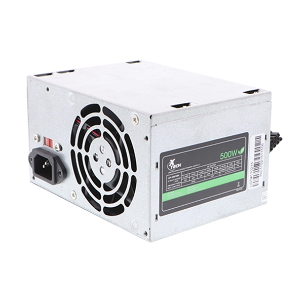  XTECH - POWER SUPPLY - INTERNAL - 500 WATT - XTECH ATX POWER SUPPLY 500W (20+4PIN) W/2 SATA (PSU-230W) 