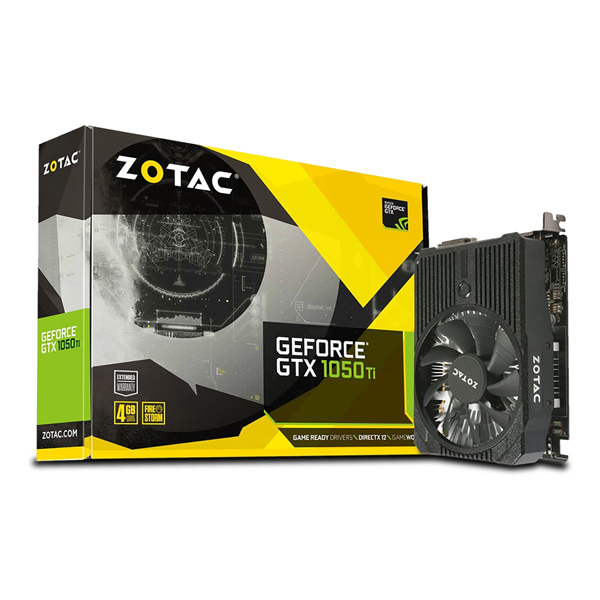 ZOTAC - GTX1050TI MINI 4GB GDDR5 HDMI / DVI / DP PCI-E 3.0 (ZT-P10510A-10L)