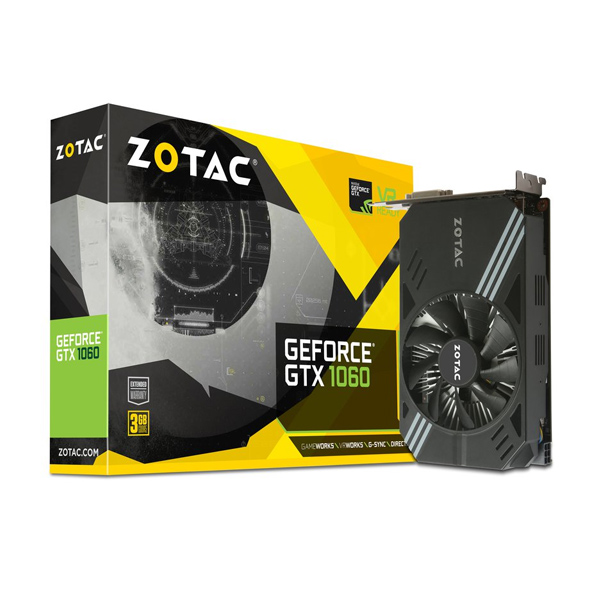 ZOTAC - TARJETA DE VIDEO GEFORCE GTX1060 3GB GDDR5 1152 CUDA CORE (ZT-P10610A-10L)